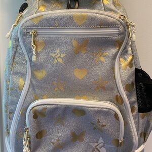 Charming Kids' Backpack with Gold Accents